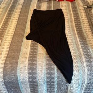 Express knit high/low skirt